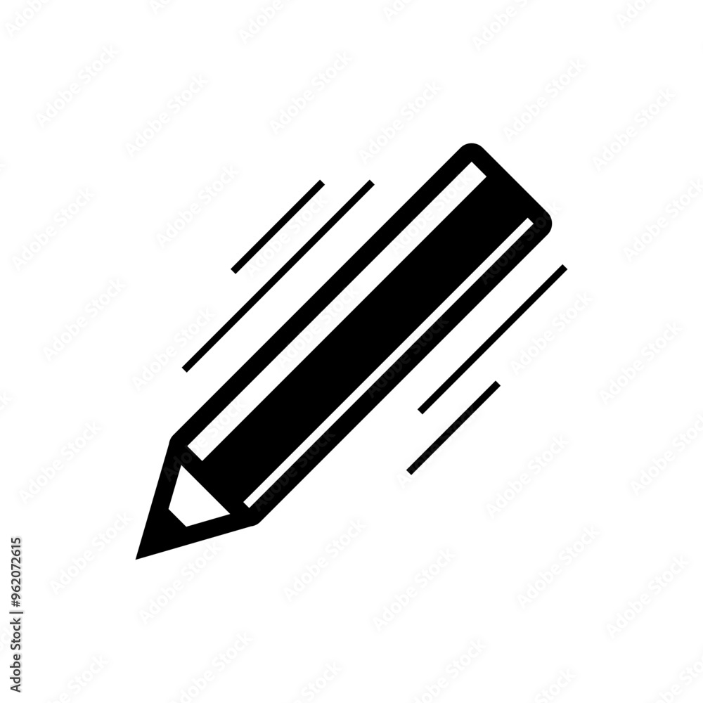 pencil vector line icon in minimalist style pencil vector line icon in minimalist style