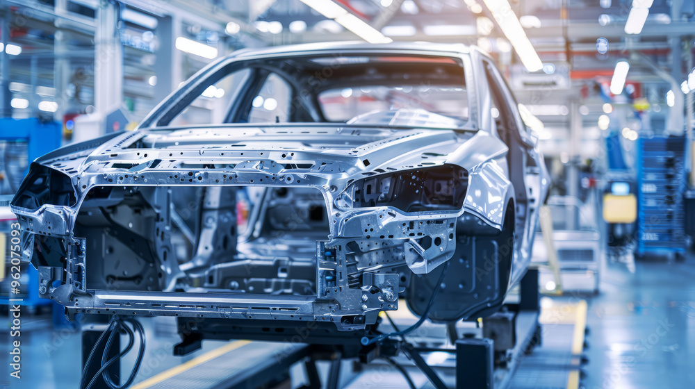 Car Body Shell In Automotive Factory
Production Line, Car Manufacturing , Industrial Interior , Metal Car Frame Car Body Shell In Automotive Factory
Production Line, Car Manufacturing , Industrial Interior , Metal Car Frame