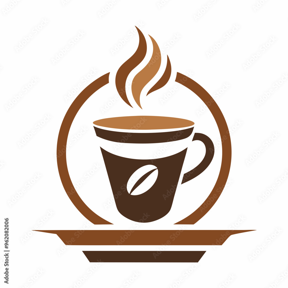Coffee Cup Logo Art Illustration Coffee Cup Logo Art Illustration
