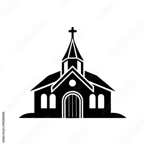 The Church is an icon, a logo on a white background