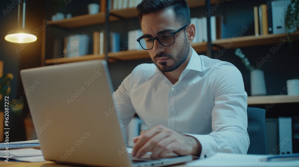 Working Professional Using Laptop Working Professional Using Laptop