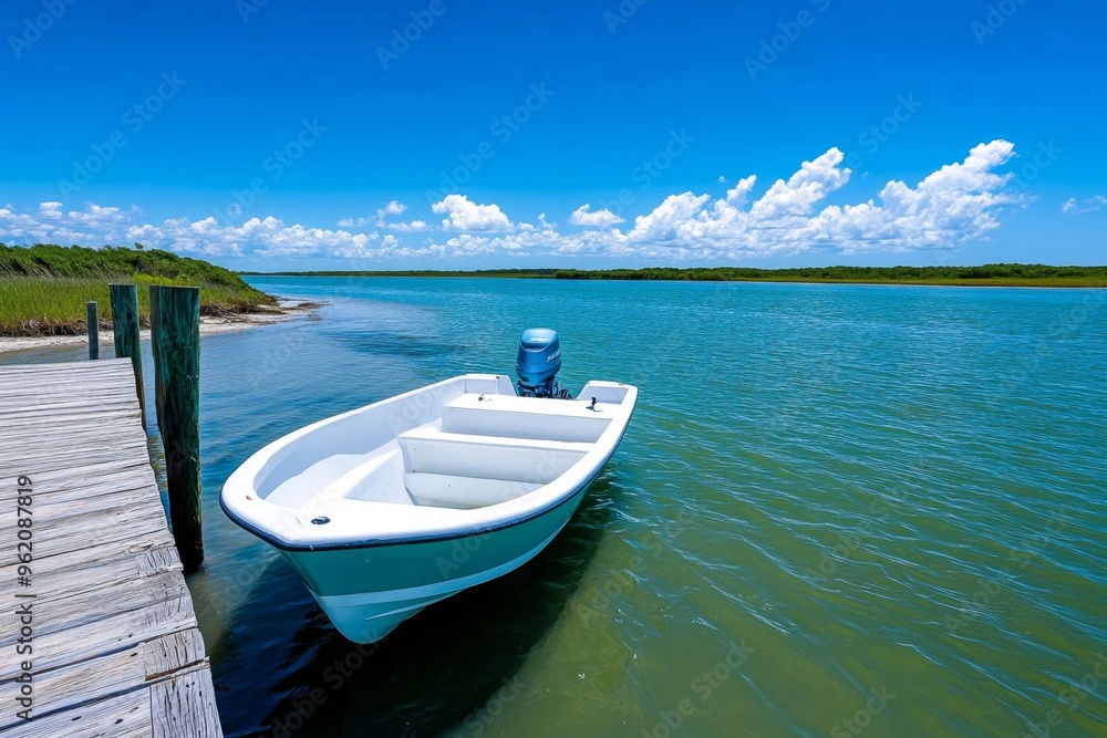 Fishing in the bay, calm waters, coastal breeze offers a relaxing, scenic experience as you fish in protected coastal areas Fishing in the bay, calm waters, coastal breeze offers a relaxing, scenic experience as you fish in protected coastal areas