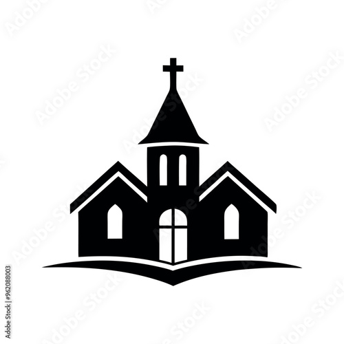 The Church is an icon, a logo on a white background