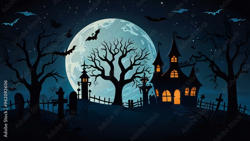 halloween night background