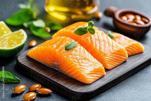 Omega-3 fatty acids play a crucial role in maintaining eye health and preventing macular degeneration photo