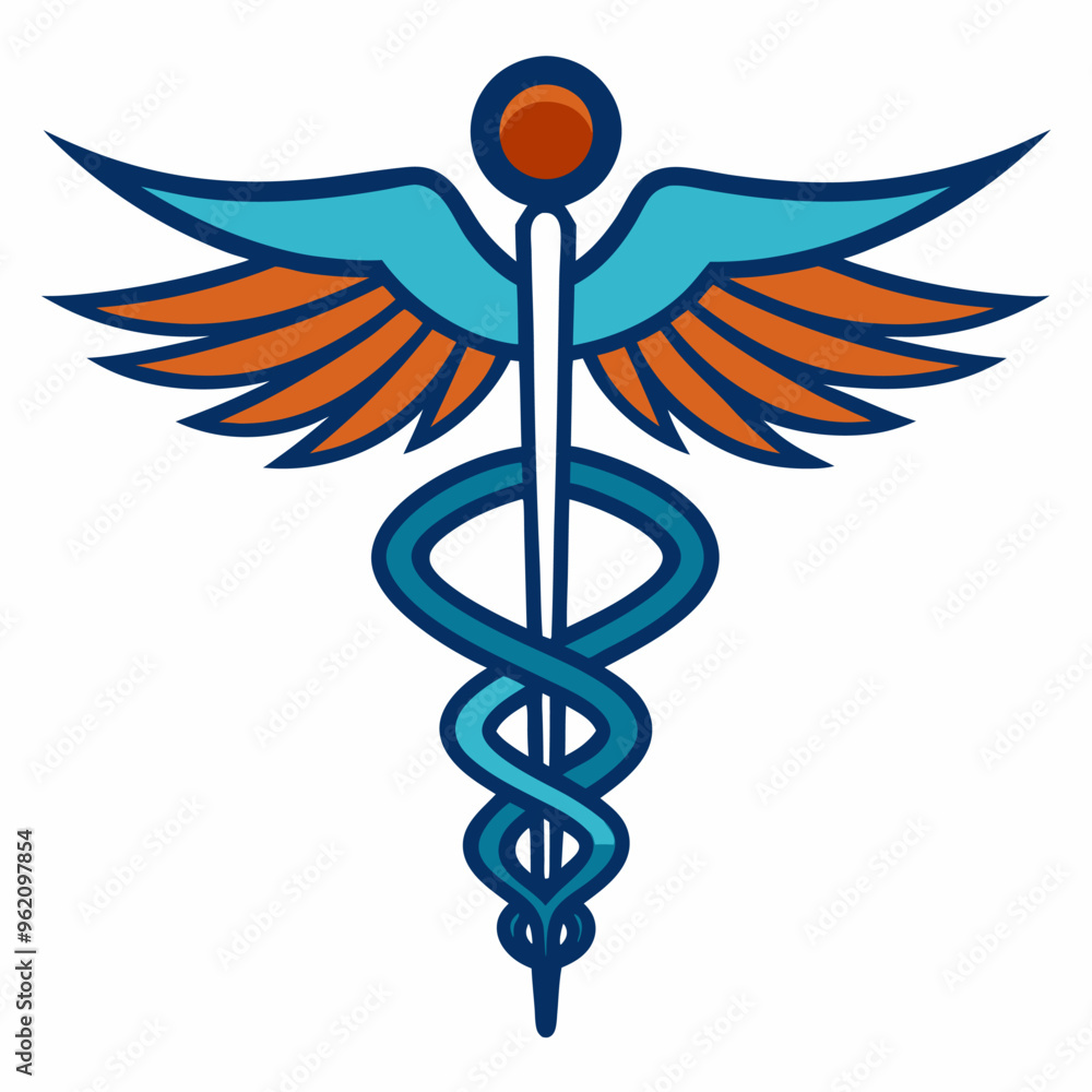 caduceus medical symbol vector illustration caduceus medical symbol vector illustration