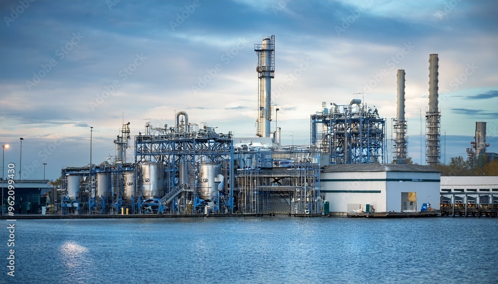 A cleaning product manufacturing plant A cleaning product manufacturing plant
