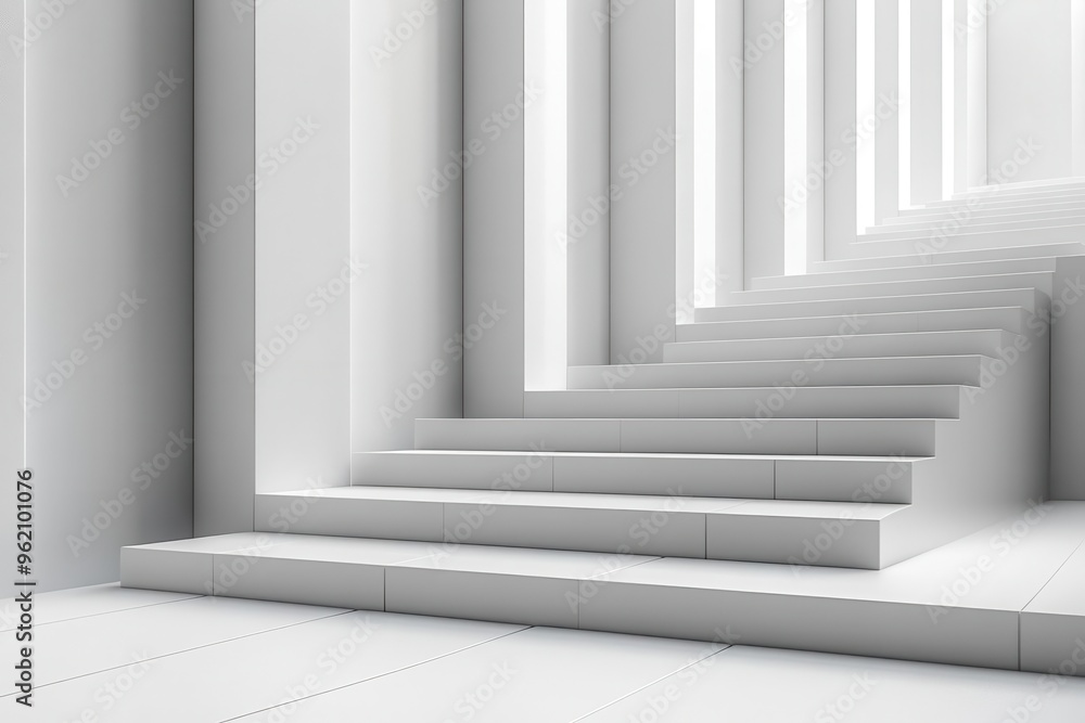 minimalist 3d render of geometric shapes on a pristine white background soft shadows add depth clean lines and subtle gradients create a modern sleek aesthetic minimalist 3d render of geometric shapes on a pristine white background soft shadows add depth clean lines and subtle gradients create a modern sleek aesthetic