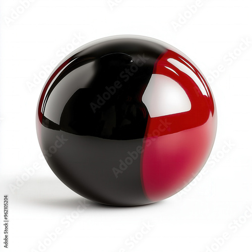 Curling Rock Isolated