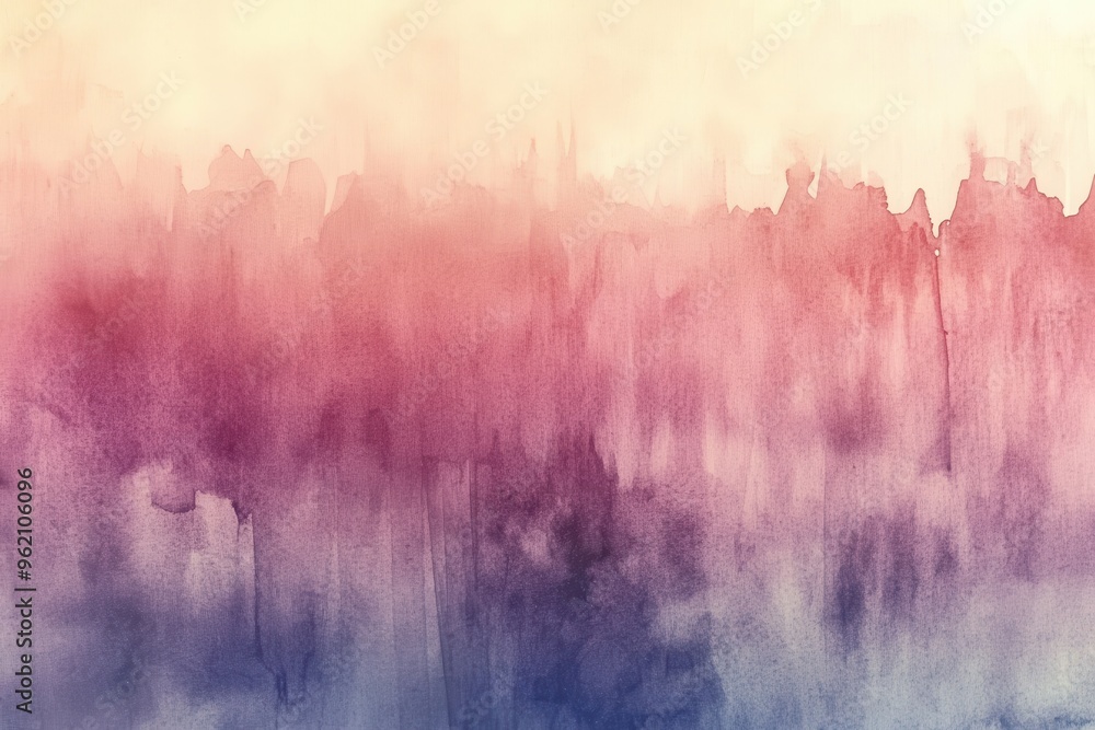 Fototapeta premium Abstract Watercolor Background with Gradual Color Transition