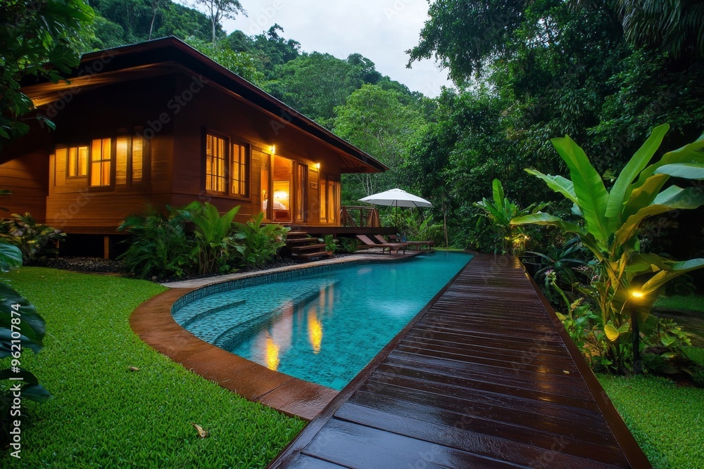 Honeymoon rainforest retreat, natureâ€™s serenity, exotic wildlife immerses couples in lush greenery and the sounds of the jungle