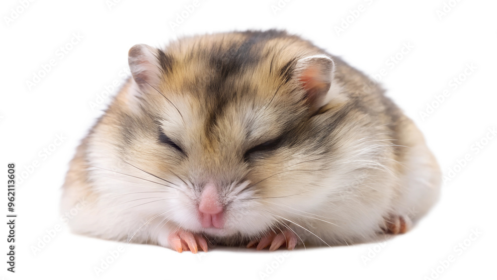 Campbell's dwarf hamster, Cute Hamster on transparent or white background Campbell's dwarf hamster, Cute Hamster on transparent or white background