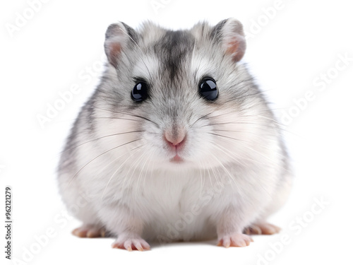 Campbell's dwarf hamster, Cute Hamster on transparent or white background