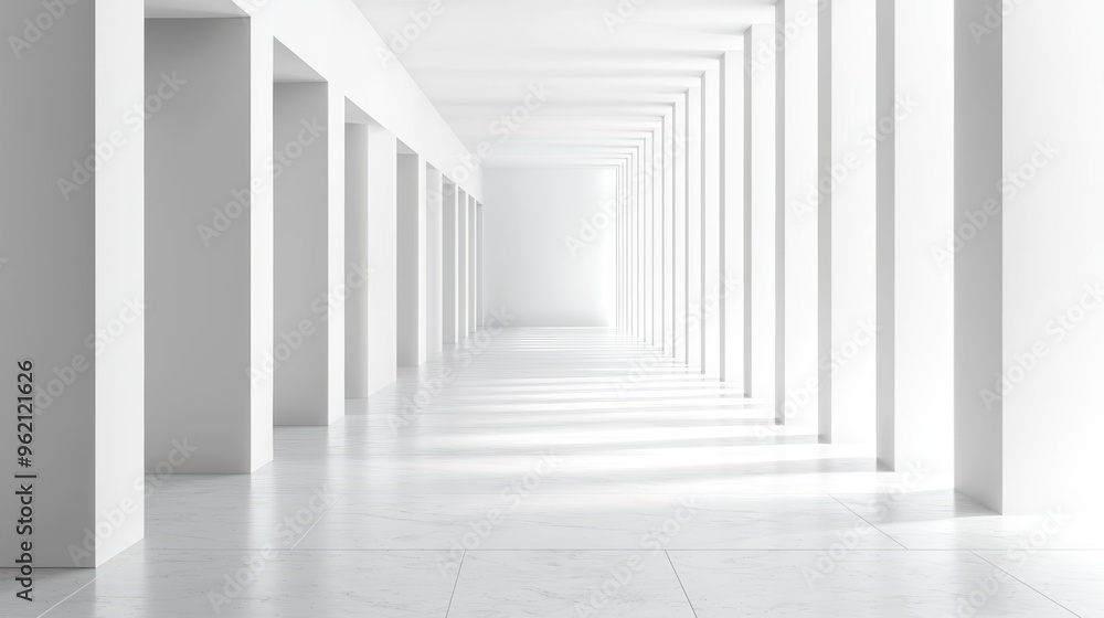 Fototapeta premium The Aesthetic Balance of Symmetry in Minimalist Design, Discuss how symmetry in minimalist design enhances a sense of balance.
