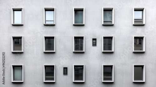 The Use of Symmetrical Facades in Minimalist Buildings, Discuss how architects use symmetrical facades to achieve visual balance in minimalist buildings.