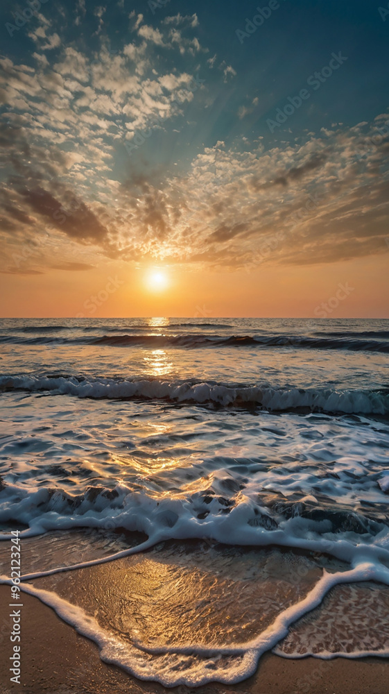 Obraz premium sunset over the sea