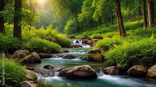 waterfall in the forest