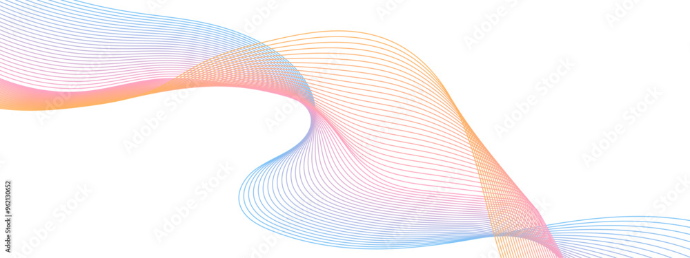Abstract background design with diagonal blue and pink or orange line pattern. Modern flowing wavy lines. Futuristic technology concept. Suit for banner, poster, cover, brochure, flyer, website Abstract background design with diagonal blue and pink or orange line pattern. Modern flowing wavy lines. Futuristic technology concept. Suit for banner, poster, cover, brochure, flyer, website
