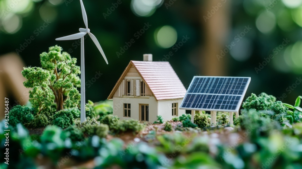 A hands-on science project involving renewable energy, with wind turbines and solar panels. A hands-on science project involving renewable energy, with wind turbines and solar panels.