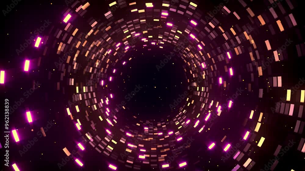 Party Light Grid Tunnel Background Party Light Grid Tunnel Background