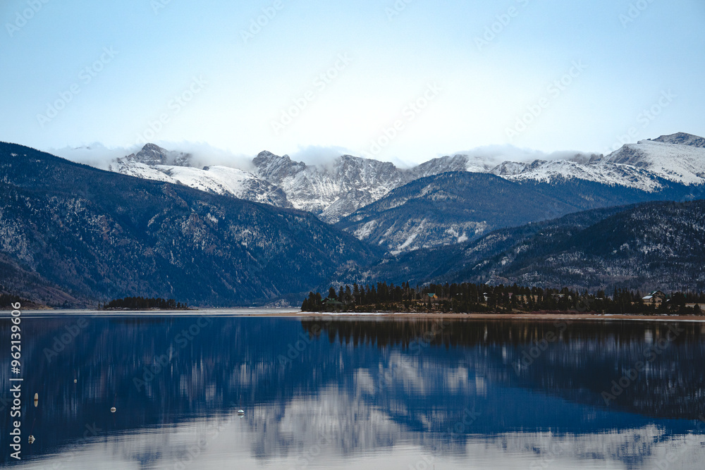 Naklejka premium rocky mountian