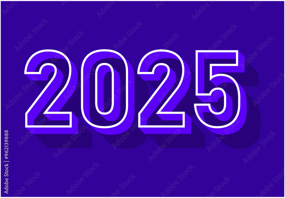 2024 Happy New Year Typography Purple Design Abstract Vector Illustration 2024 Happy New Year Typography Purple Design Abstract Vector Illustration
