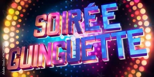 soirée guinguette boule à facettes