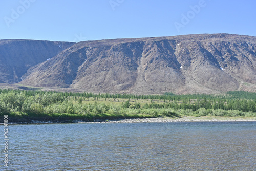 Mountains of the Polar Urals.