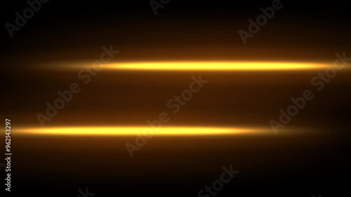 Golden Lines with Sparks Effect, 4K High Quality Video