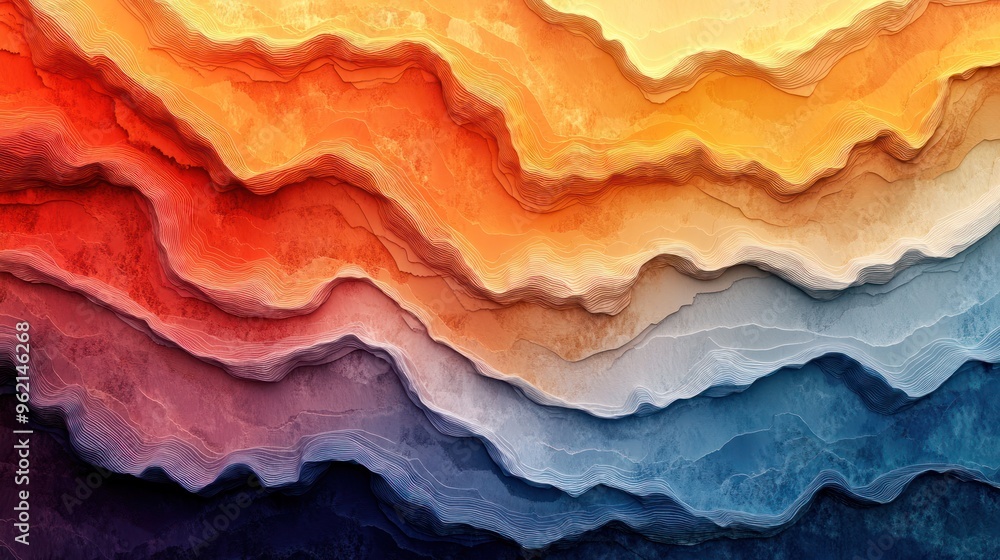 Background with detailed elevation lines and natural color gradients. Background with detailed elevation lines and natural color gradients.