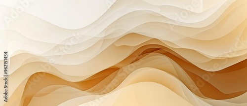A serene blend of soft waves in warm tones, perfect for adding a touch of elegance and sophistication to any design.