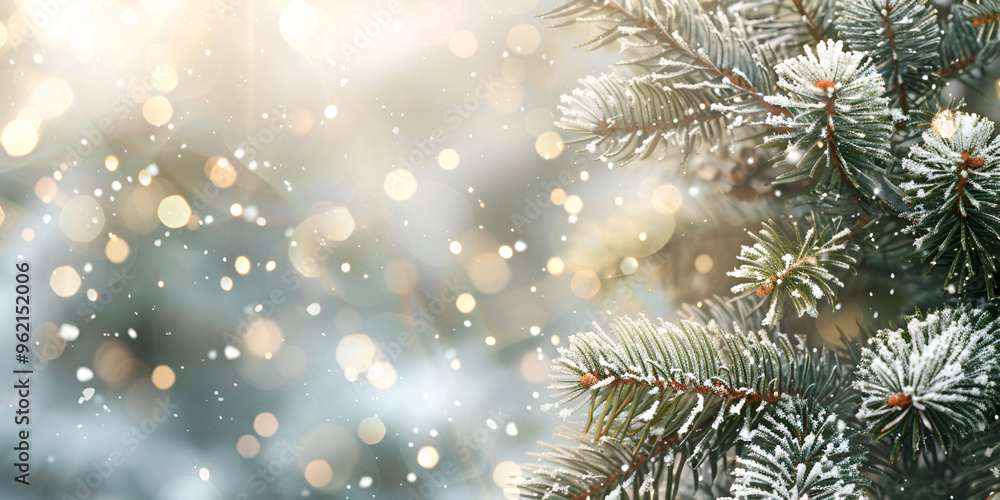 Christmas tree outdoor with snow, lights bokeh around, and snow falling, Christmas atmosphere. Christmas background, pine branches, pine cones, holiday decor, fresh pine
Christmas tree outdoor with snow, lights bokeh around, and snow falling, Christmas atmosphere. Christmas background, pine branches, pine cones, holiday decor, fresh pine