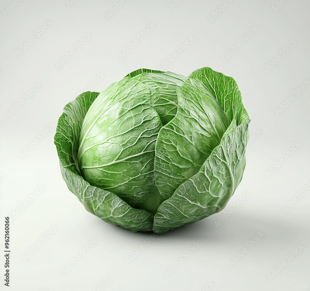 Fototapeta premium Cabbage isolated on a white background