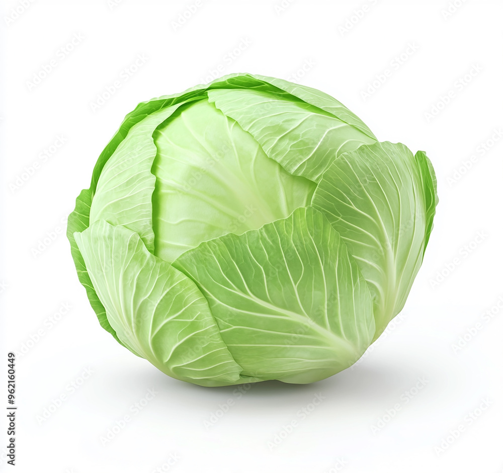 Fototapeta premium Cabbage isolated on a white background