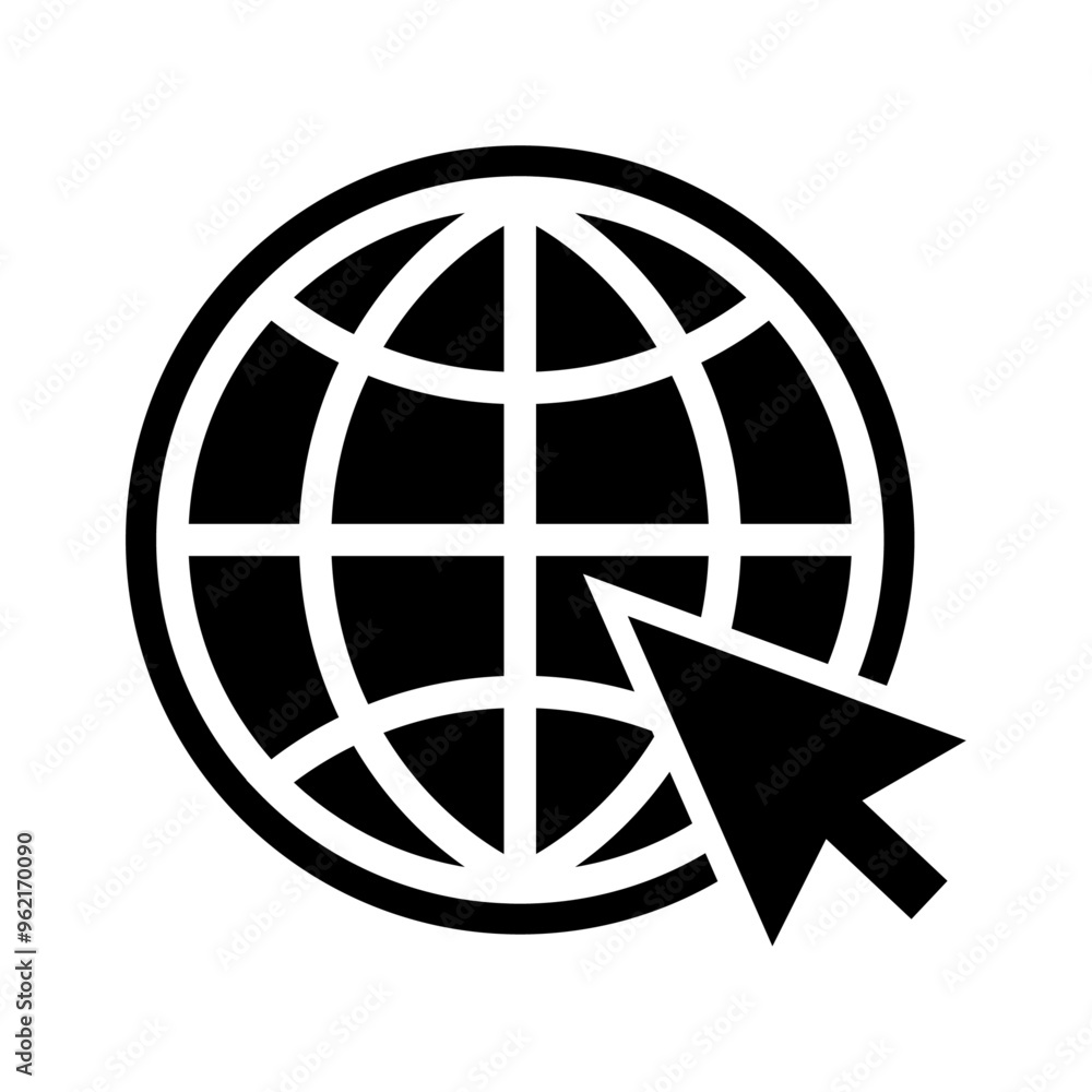 Website icon. Web symbol isolated vector illustration Website icon. Web symbol isolated vector illustration