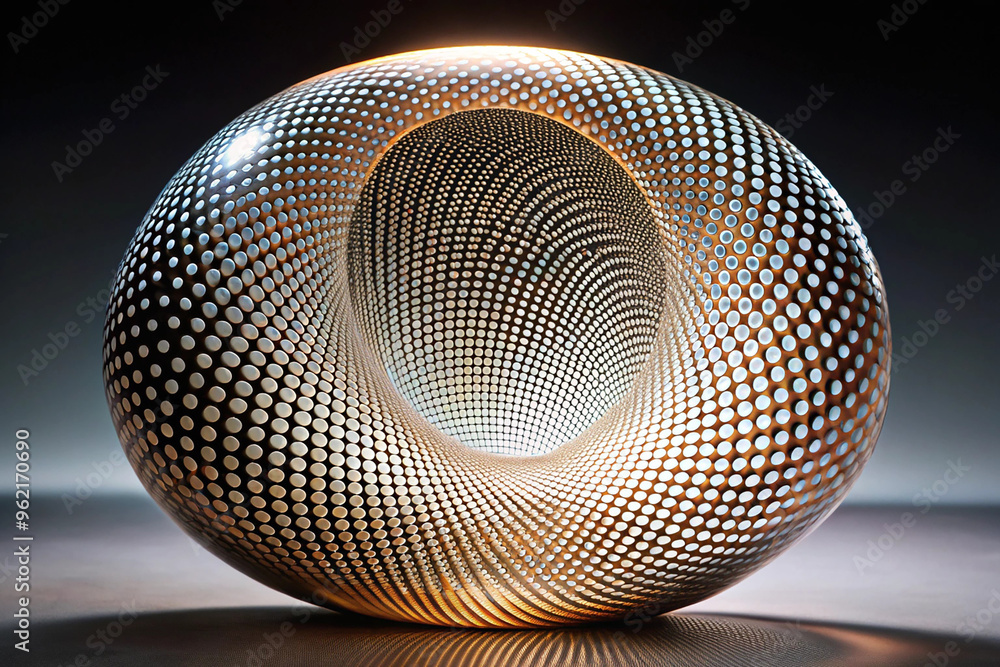 Fototapeta premium Holo Abstract 3D Shapes