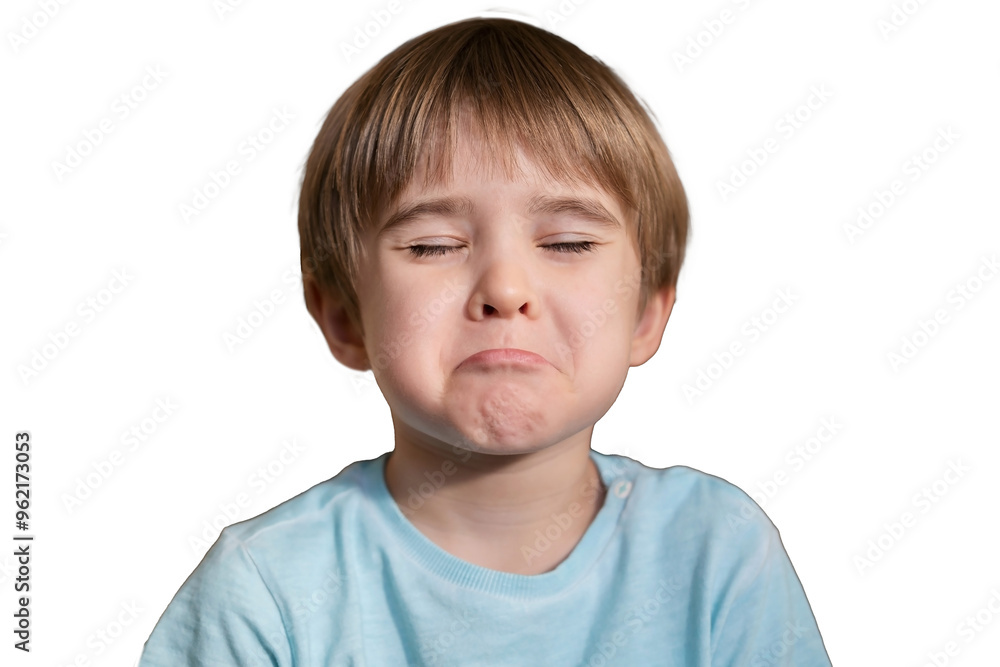 PNG Boy toddler sticker close-up, he is playing and posing, grimacing, making funny face. The child makes a grimace as if he is upset PNG Boy toddler sticker close-up, he is playing and posing, grimacing, making funny face. The child makes a grimace as if he is upset