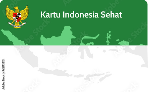 Kartu Indonesia Sehat vector graphic svg