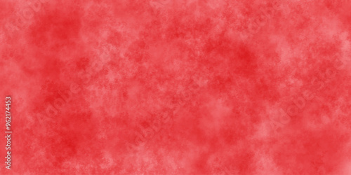 Abstract background with white paper texture and red painting background. 