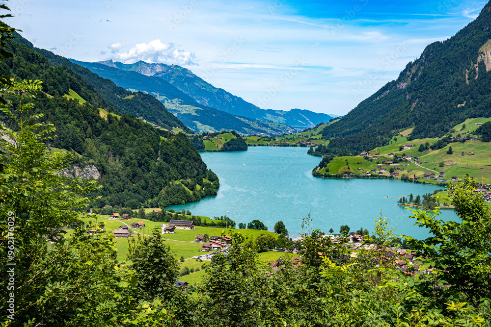 beautiful view from road in Switzerland beautiful view from road in Switzerland