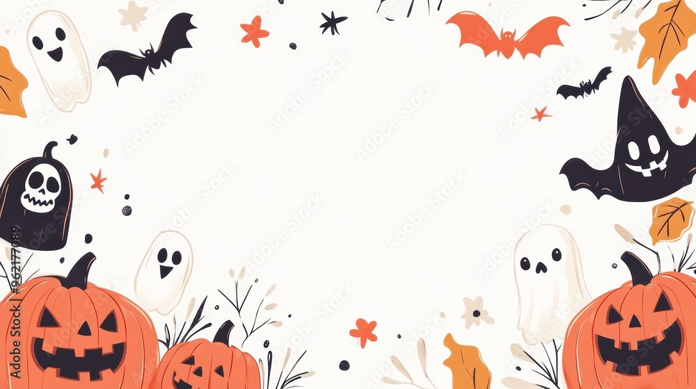 Halloween frame for text Halloween frame for text
