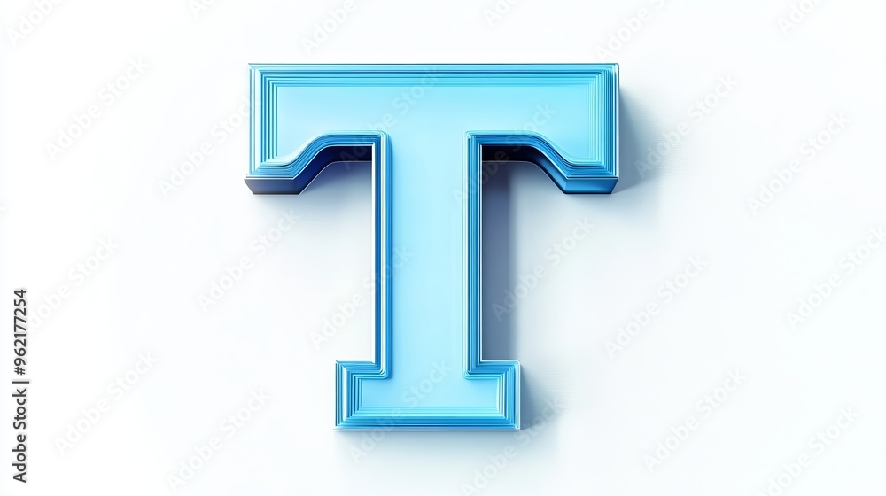 A 3D letter A 3D letter