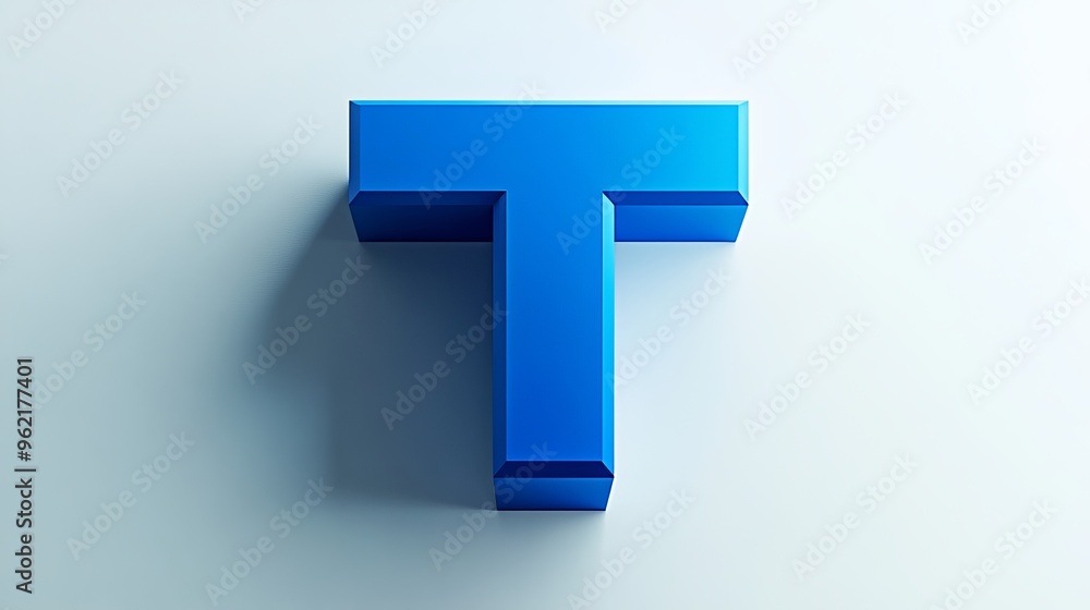 A 3D letter A 3D letter