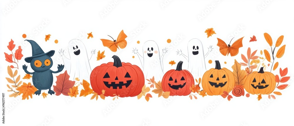 Halloween frame for text Halloween frame for text