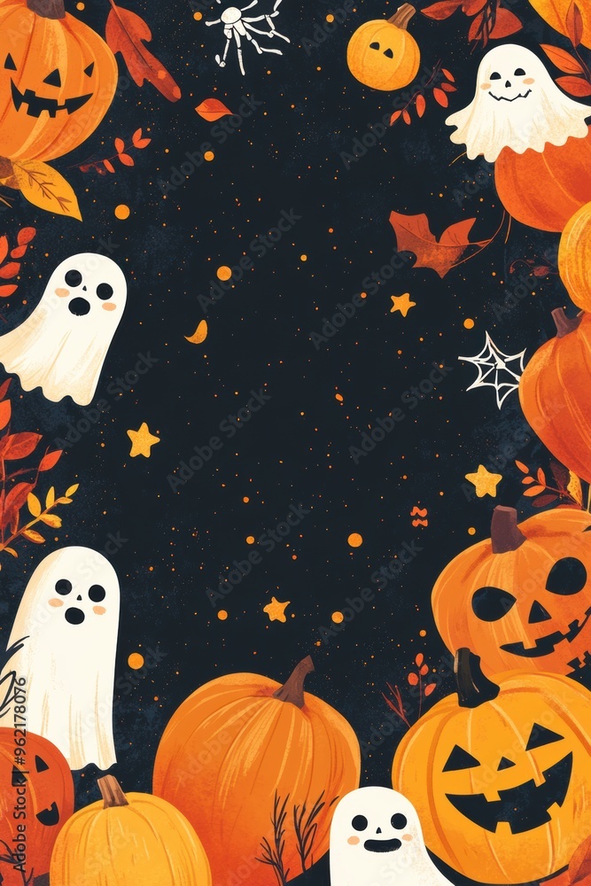 Halloween frame for text Halloween frame for text