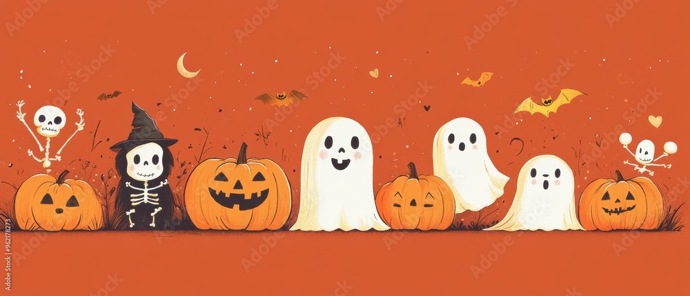 Halloween frame for text Halloween frame for text