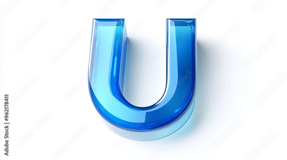 Blue 3D letter Blue 3D letter