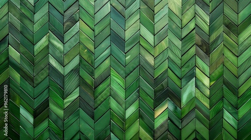 green herringbone seamless tiles pattern © Kateryna Kordubailo