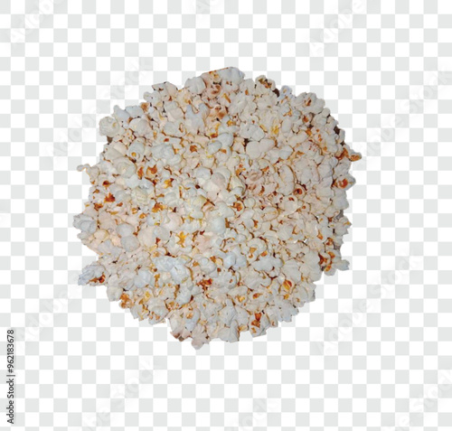 close up of a pile of popcorn