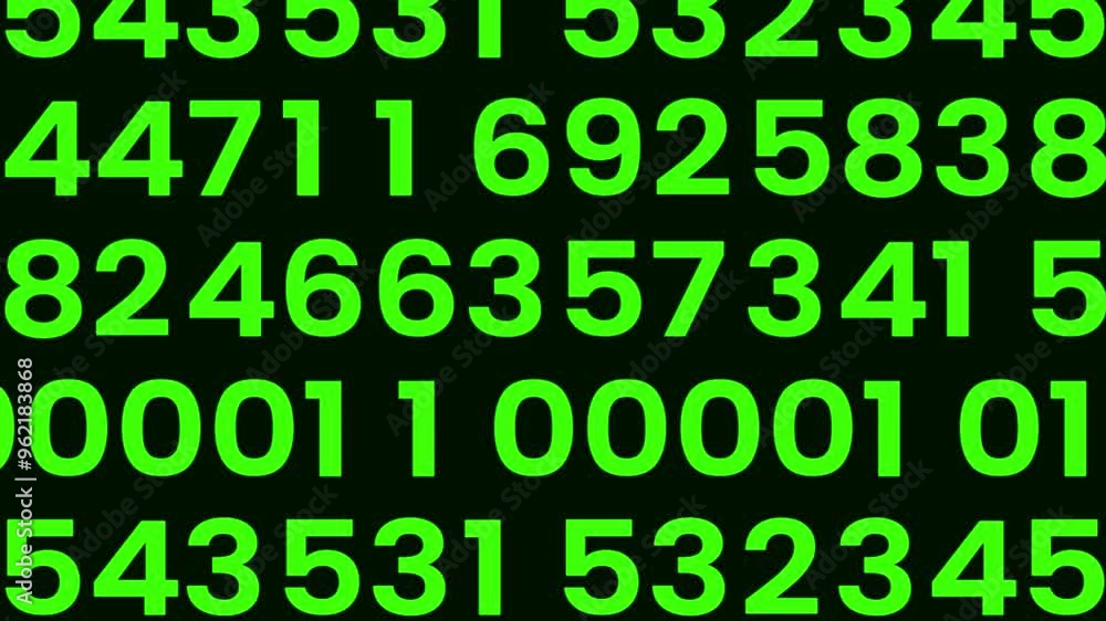 Binary code moving animation. number details showing in computer screen. Binary code moving animation. number details showing in computer screen.